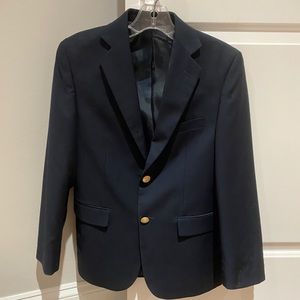 Boys navy Chaps sport coat, size 14.